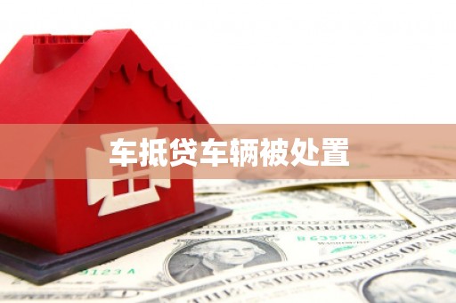 五莲车抵贷车辆被处置