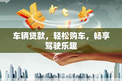 津市车辆贷款，轻松购车，畅享驾驶乐趣
